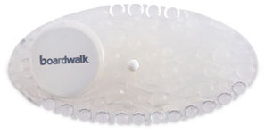Boardwalk® Curve Air Freshener. Clear. Mango scent. 10/box, 6 boxes/carton.