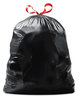 A Picture of product CLO-78952 Glad® Drawstring Large Trash Bags. 30 gal. 1.05 mil. 30 X 33 in. Black. 90/carton.