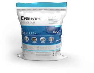 Everwipe® Surface Care Wet Wipe Jumbo Rolls. White. 900 sheets/roll, 4 rolls/case.