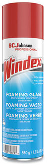 Windex® Foaming Glass Cleaner, Fresh, 20 oz Aerosol Spray, 6/Case