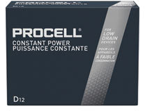 Duracell® Procell® Alkaline Batteries, D, 12/Box