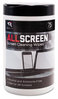 A Picture of product REA-RR15045 Advantus Read/Right AllScreen Screen Cleaning Wipes For Display Screen - Alcohol-free, Ammonia-free - 75 / Canister 1-Ply, 6 x 6, Unscented, White