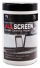 A Picture of product REA-RR15045 Advantus Read Right® AllScreen Screen Cleaning Wipes. 1-Ply. 6 X 6 in. Unscented. White. 75 wipes/canister.