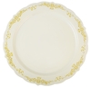 A Picture of product FIS-5910BOG Fineline Settings Heritage Dinner Plates. 10 in. Bone and Gold. 10 plates/bag, 12 bags/case.