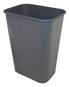 A Picture of product SSE-77033 Impact® Plastic Soft-Sided Desk/Office Wastebasket. 41 qt. 15.35 X 11.15 X 19.90 in. Gray.