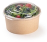 A Picture of product FIS-46LPRB26KR Conserveware Low Profile Kraft Bowls. 26 oz. 5.7 x 2.7 in. Kraft. 50 bowls/pack, 10 packs/case.