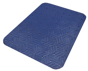 Wet Step Slip Resistant/Wet Environments/Indoor-Outdoor Mat. 3 X 5 ft. Blue.