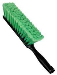 8" Soft Flagged Green Fiber Counter Brush, 12/Case