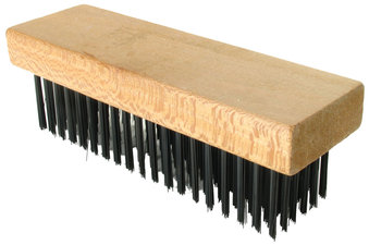 Straight Back Wire Brush, 12/Case