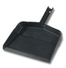 A Picture of product ODL-DP200 O'Dell Plastic Clip-On Dust Pan. Black. 36 dust pans/case.