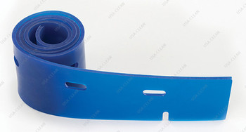 Urethane Front Squeegee Blade. Blue.