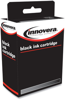 Innovera® C2P05AN Ink Remanufactured Black High-Yield Replacement for 62XL (C2P05AN), 600 Page-Yield