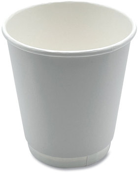 Boardwalk® Paper Hot Cups, Double-Walled. 10 oz. White. 500/carton.