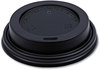 A Picture of product BWK-HOTBL8 Boardwalk® Hot Cup Lids for 8 oz. Hot Cups. Black. 1,000/carton.