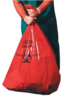 A Picture of product HER-Z6640HRP01 Heritage Bag Can Liners with "Infectious Waste" Print. 14 mic. 33 gal. 33 X 40 in. Red. 250 liners/case.