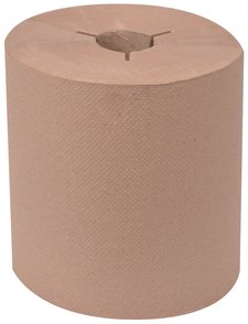 Natural Hand Hard Roll Towel 7.9" X 1000'. 6 rolls per case.