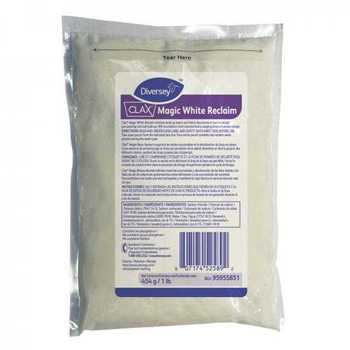 Diversey Clax® Magic White Reclaim. 1 lb. 12 bags/case.