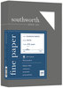 A Picture of product SOU-3122010 Southworth® 25% Cotton Diamond White® Business Paper, 95 Bright, 20 lb Bond Weight, 8.5 x 11, 500/Ream