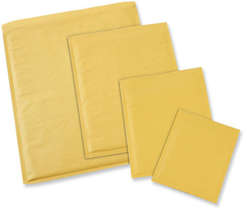 Universal® Peel Seal Strip Cushioned Mailer #6, Extension Flap, Self-Adhesive Closure, 12.5 x 19, 50/Carton