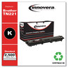 A Picture of product IVR-TN221B Innovera® TN221BK-TN225Y Ink Remanufactured Black Toner, Replacement for TN221BK, 2,500 Page-Yield