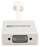 A Picture of product IVR-50040 Innovera® USB Type-C VGA Adapter USB-C/VGA, 0.65 ft, White