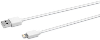 Innovera® USB Lightning Cable Apple 3 ft, White