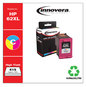 A Picture of product IVR-62XLTRI Innovera® C2P07AN Ink Remanufactured Tri-Color High-Yield Replacement for 62XL (C2P07AN), 415 Page-Yield