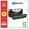 A Picture of product IVR-F362A Innovera® CF360A, CF361A, CF362A, CF363A Toner Remanufactured Yellow Replacement for 508A (CF362A), 5,000 Page-Yield