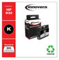 A Picture of product IVR-932B Innovera® CN057A, CN058A, CN059A, CN060A, N9H56FN Ink Remanufactured Black Replacement for 932 (CN057A), 400 Page-Yield