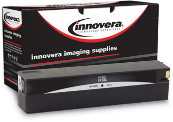 Innovera® F6T84AN, L0R98AN, L0S01AN, L0S04AN Ink Remanufactured Black High-Yield Replacement for 972XL (F6T84AN), 10,000 Page-Yield