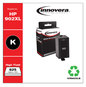 A Picture of product IVR-902XLB Innovera® 902XLB, 902XLC, 902XLM, 902XLY Ink Remanufactured Black High-Yield Replacement for 902XL (T6M14AN), 825 Page-Yield