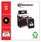 A Picture of product IVR-62B Innovera® C2P04AN Ink Remanufactured Black Replacement for 62 (C2P04AN), 200 Page-Yield