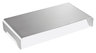 A Picture of product IVR-55015 Innovera® Slim Aluminum Monitor Riser 15.75" x 8.25" 2.5", Silver, Supports 22 lbs