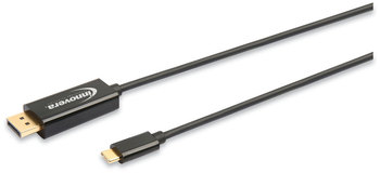 Innovera® USB Type-C to Display Port Adapter DisplayPort 6 ft, Black