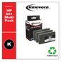 A Picture of product IVR-951CLR Innovera® 950B-951M Ink Remanufactured Cyan/Magenta/Yellow Replacement for 951 (CN050AN/CN051AN/CN052AN), 700 Page-Yield