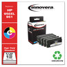 A Picture of product IVR-C2P01FN Innovera® C2P01FN Ink Remanufactured Black/Cyan/Magenta/Yellow High-Yield Replacement for 950XL/951 (C2P01FN), 300/700 Page-Yield