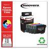 A Picture of product IVR-T200XLBCS Innovera® T200XLBCS Ink Remanufactured Black/Cyan/Magenta/Yellow Replacement f/T200XL/T200 (T200XL-BCS),500/165 Page-Yield