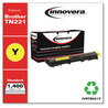 A Picture of product IVR-TN221Y Innovera® TN221BK-TN225Y Ink Remanufactured Yellow Toner, Replacement for TN221Y, 1,400 Page-Yield