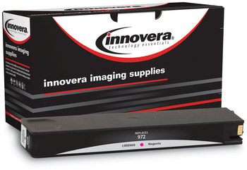 Innovera® L0R86AN, L0R89AN, F6T80AN, L0R92AN Ink Remanufactured Magenta Replacement for 972 (L0R89AN), 3,000 Page-Yield