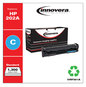 A Picture of product IVR-F501A Innovera® CF500A, CF501A, CF502A, CF503A Toner Remanufactured Cyan Replacement for 202A (CF501A), 1,300 Page-Yield, Ships in 1-3 Business Days