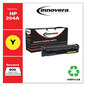 A Picture of product IVR-F512A Innovera® CF510A, CF511A, CF512A, CF513A Toner Remanufactured Yellow Replacement for 204A (CF512A), 900 Page-Yield