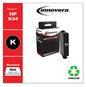 A Picture of product IVR-934B Innovera® C2P19AN, C2P20AN, C2P21AN, C2P22AN Ink Remanufactured Black Replacement for 934 (C2P19AN), 400 Page-Yield