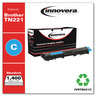 A Picture of product IVR-TN221C Innovera® TN221BK-TN225Y Ink Remanufactured Cyan Toner, Replacement for TN221C, 1,400 Page-Yield