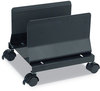 A Picture of product IVR-54000 Innovera® Metal Mobile CPU Stand 10.25w x 10.63d 9.75h, Light Gray