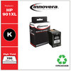 A Picture of product IVR-C654AN Innovera® C653AN, 654AN, C656AN Inkjet Cartridge Remanufactured Black High-Yield Ink, Replacement for 901XL (CC654AN), 700 Page-Yield
