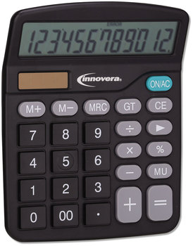 Innovera® 15923 Desktop Calculator 12-Digit LCD