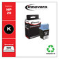 A Picture of product IVR-20014 Innovera® 20014 Inkjet Cartridge Remanufactured Black Ink, Replacement for 20 (C6614DN), 500 Page-Yield