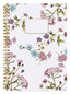 A Picture of product AAG-1638200 Cambridge® Summer Garden Weekly/Monthly Planner Artwork, 8.5 x 5, Blue/Green/Purple Cover, 12-Month (Jan to Dec): 2023