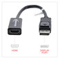 A Picture of product IVR-30042 Innovera® Display Port-HDMI Adapter DisplayPort-HDMI 0.65 ft, Black
