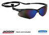 A Picture of product KCC-14481 KleenGuard™ Nemesis* Safety Glasses Nemesis Black Frame, Blue Mirror Lens